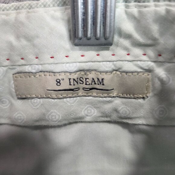 Mens Ballin 8" Inseam Sage Green Shorts Cotton Polyester Blend Stretch Size 35 - Picture 2 of 11